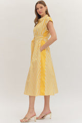 Frannie striped summer dress
