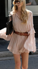 Leera Mini Dress - Nude