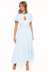 Jessima Midi Dress - Pale Blue