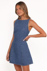 Katina Mini Dress - Denim