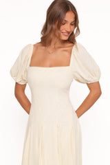 Kinlee Maxi Dress - Butter Yellow