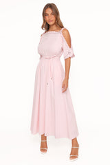 Nellie Midi Dress - Petal Pink