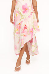 Zula Maxi Dress - Pink Garden Floral