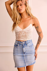 Sheer Luck Top - White