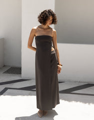 Gabby Maxi Dress (Charcoal)