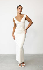Viola Maxi Dress (Oat)