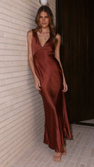 Sofia Maxi Dress - Rust