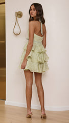 Riana Mini Dress - Lime