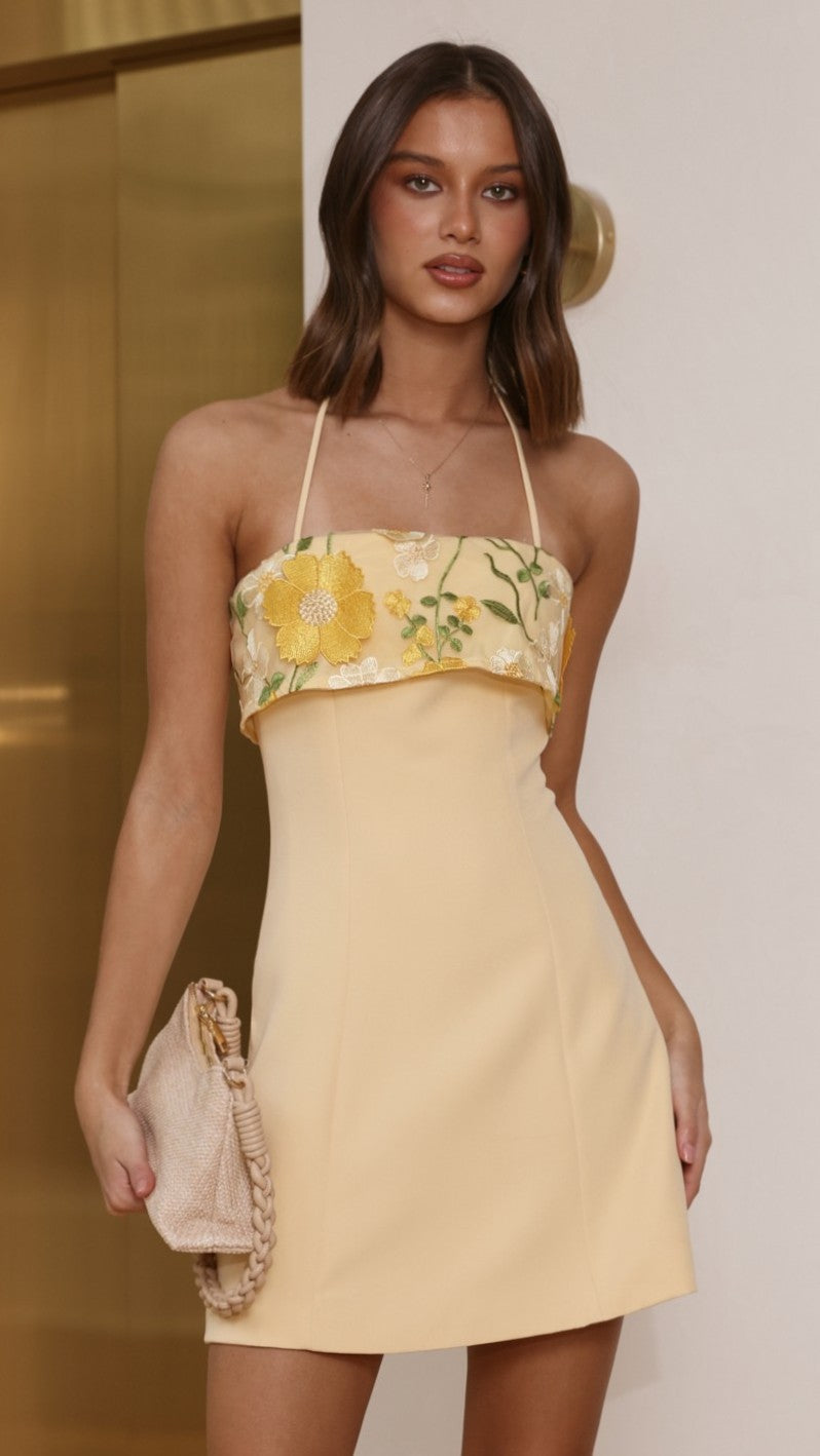 Stella Mini Dress - Butter