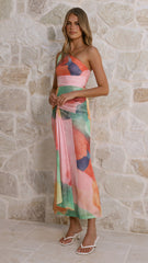 Kourt Maxi Dress - Multi Abstract