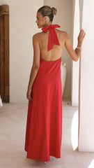 Tavia Maxi Dress - Red