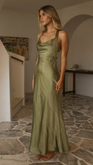 Eva Maxi Dress - Olive