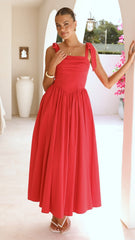 Haisley Maxi Dress - Red