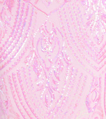 Kensie V-Neck Mermaid Sequin Formal Dress