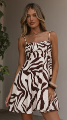 Lauren Mini Dress - Luna Mocha