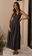 Skye Maxi Dress - Steel Grey