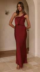 Greta Maxi Dress - Wine