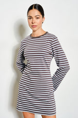 Bell striped dress