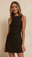 Anneka Mini Dress - Black
