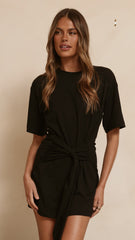 Jade Mini Dress - Black