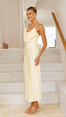 Audrey Maxi Dress - Lemon