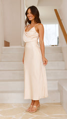 Audrey Maxi Dress - Soft Gold