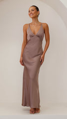 Ziah Maxi Dress - Mushroom
