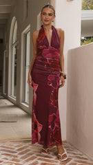 Dally Maxi Dress - Fuchsia