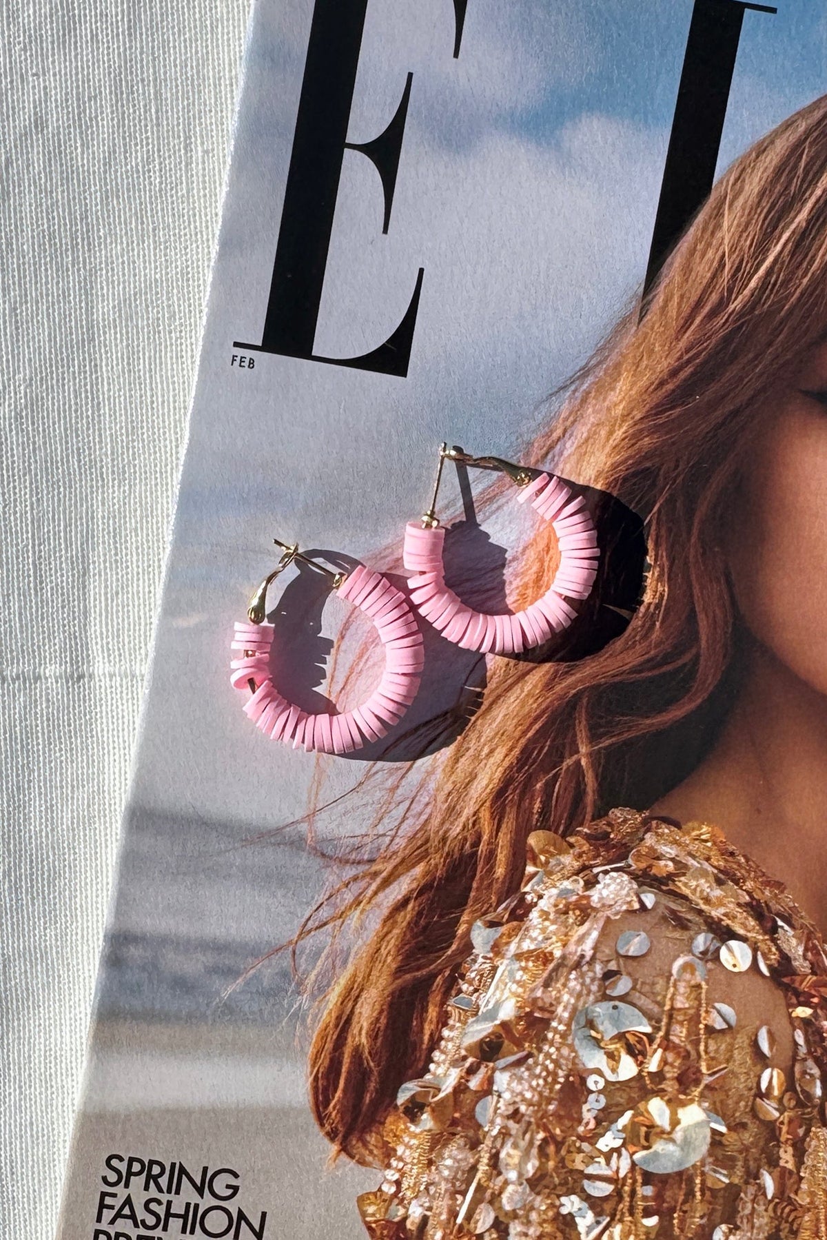 Nice Try Solid Earrings - Pink