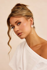 Make It Mini Earrings - White