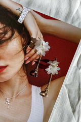 Make It Mini Earrings - White