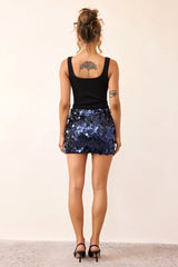 Main Character Mini Skirt - Navy