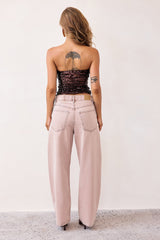Midnight Pulse Sequin Top - Chocolate