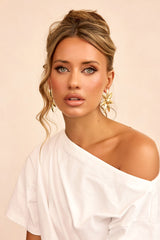 Solar Bloom Earrings - Gold