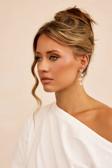 Celestial Vine Earrings - Clear