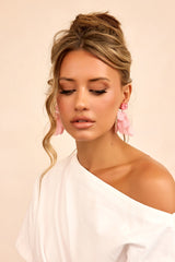Sugar Veil Earrings - Pink