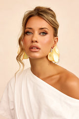 Marigold Muse Earrings - Orange