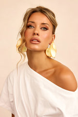 Marigold Muse Earrings - Orange
