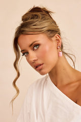 Soft Candy Earrings - Pink