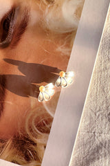 First Bloom Earrings - White