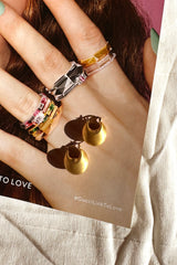 Golden Tide Earrings - Gold