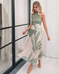 Balayage Dress - Sage Floral | Women's Floral Maxi Dress