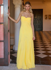 Carlin Maxi Dress - Bright Lemon
