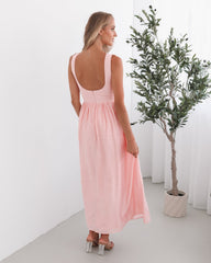 Contessa Pink Dress | Women's Lace Maxi Dress