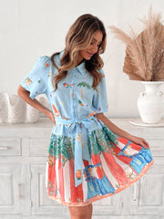 Dakoda Dress - Multi | Women's Printed Shirt Dress
