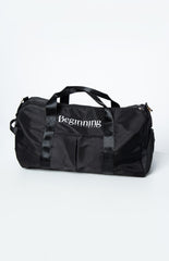 Beginning Boutique Black Duffle Bag