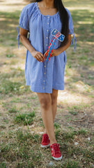 Picnic party gingham dress