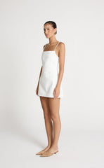 Sinead Mini Dress (Textured White)