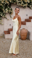 Willow Maxi Dress - Lemon