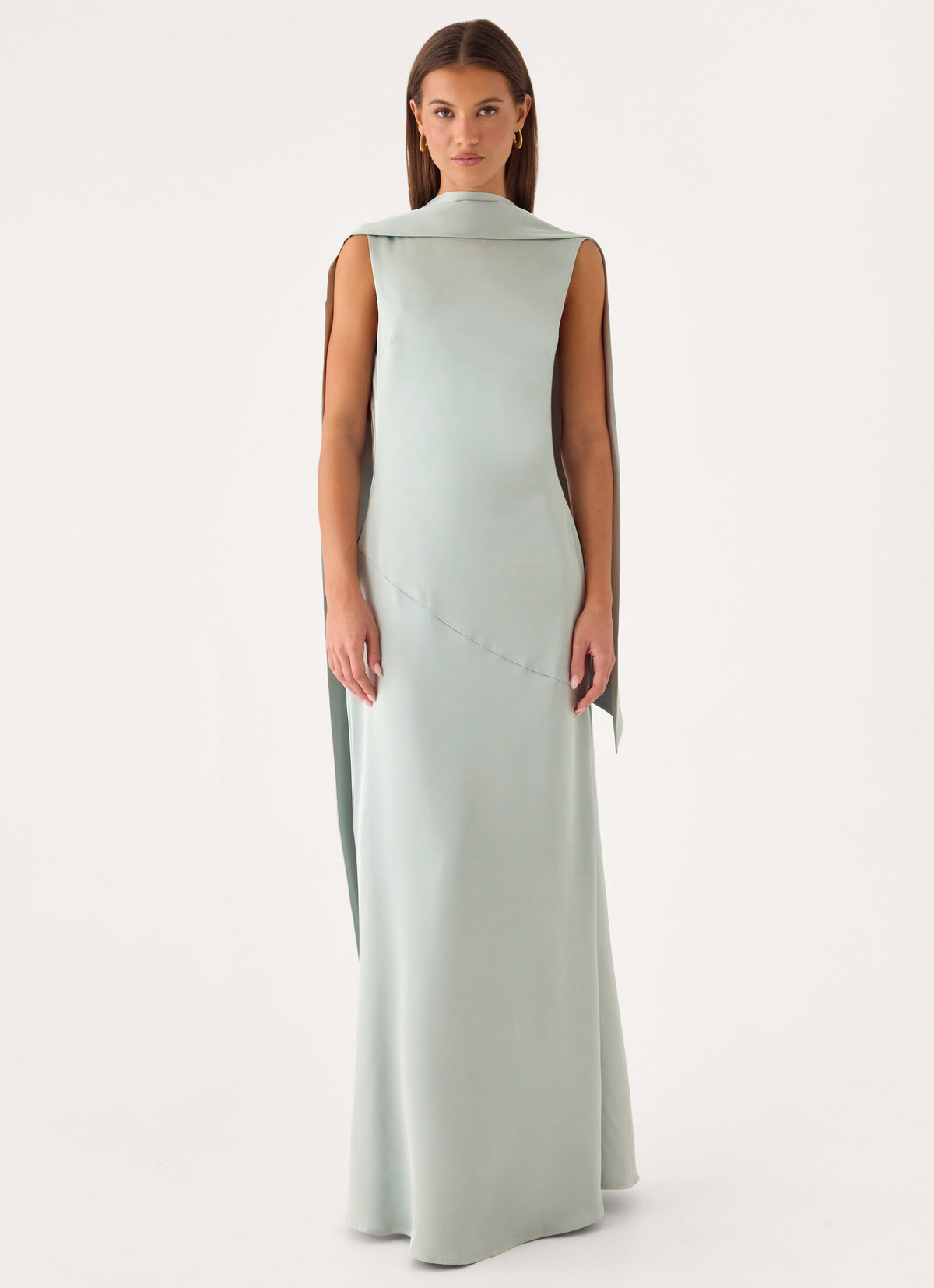 Line By Line Maxi Dress - Sage